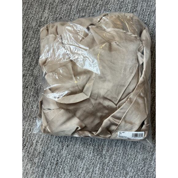 Show Me Your Mumu Zoey Midi Bridesmaid Formal Dress Champagne Luxe Satin NWT S - Picture 3 of 5